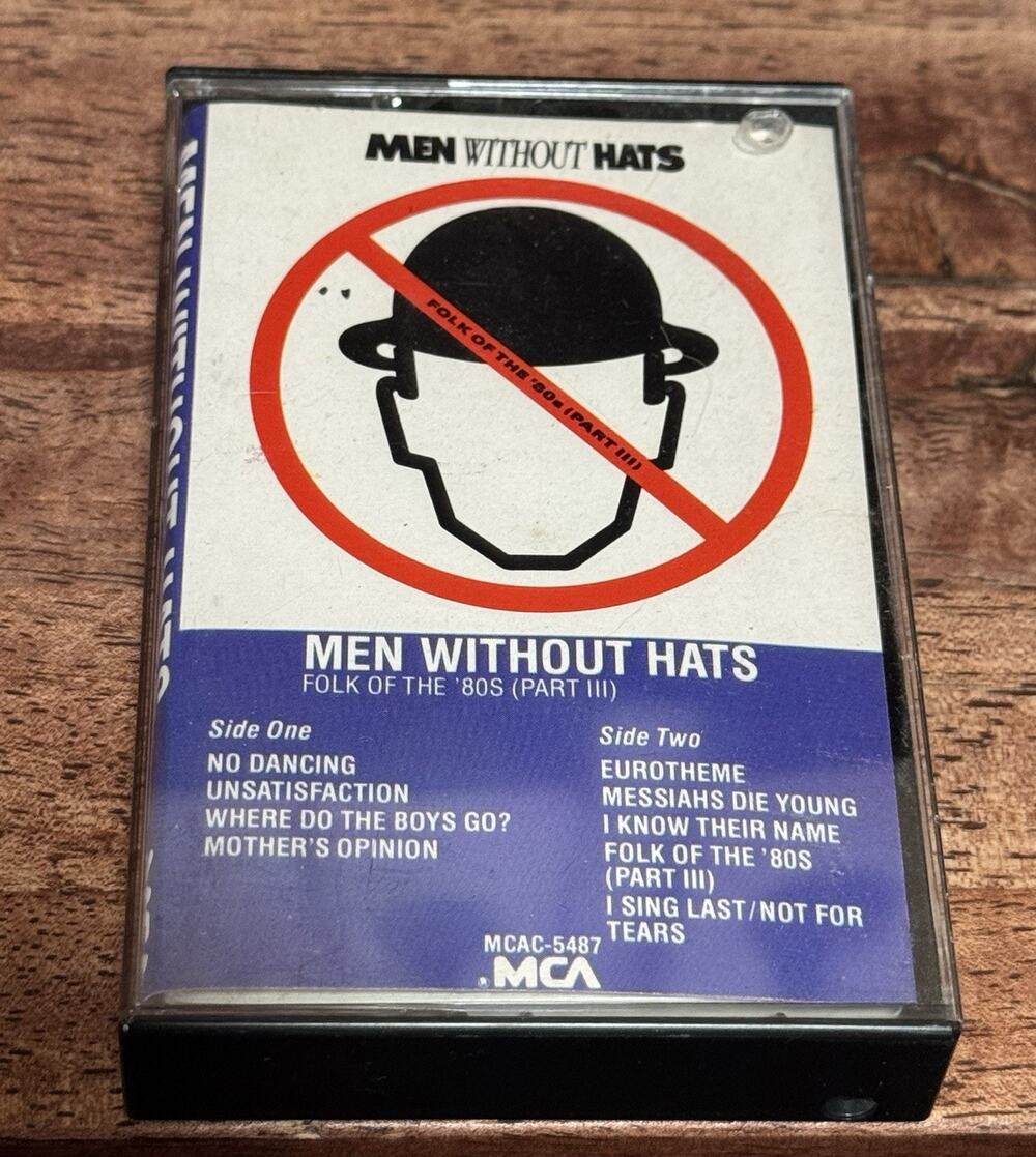 Men Without Hats Folk Of The '80s (Part III) Cassette 1984 MCA